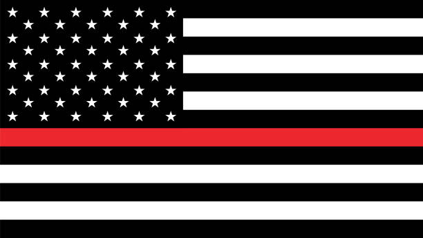 flag-with-thin-a-red-line-vector-id1168446956